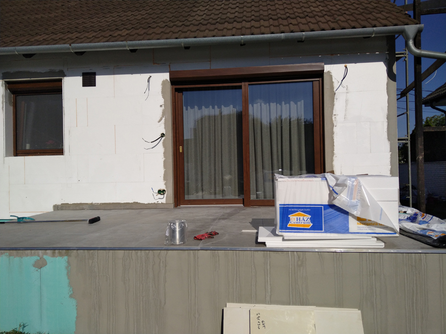 Fa hatású vakolat | Óvár Apartman